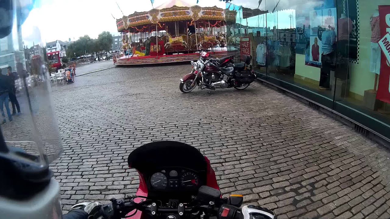 Micro Tour of Plymouth on a CB500S