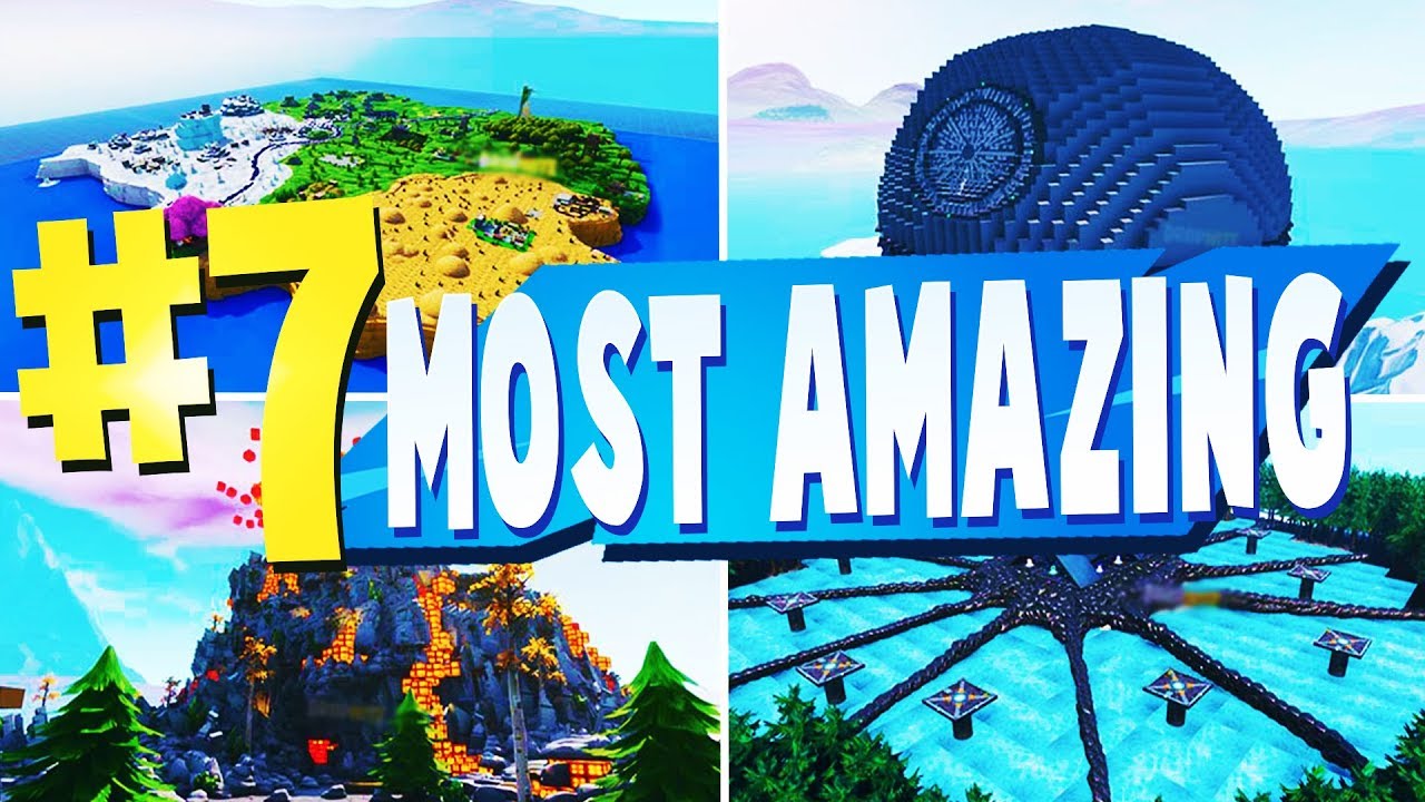 TOP 7 MOST AMAZING Creative Maps In Fortnite | Fortnite Creative Map CODES