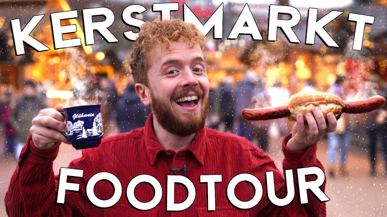 Heerlijke FOODTOUR op de KERSTMARKT in DUITSLAND! 🎄🌭