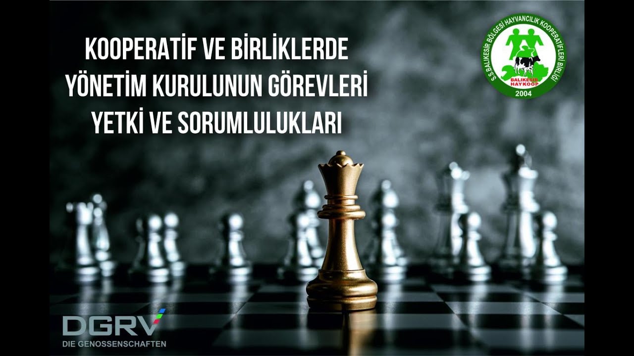 Kooperatif ve Birliklerde Yönetim Kurulu Yetkileri, Görevleri ve Sorumlulukları