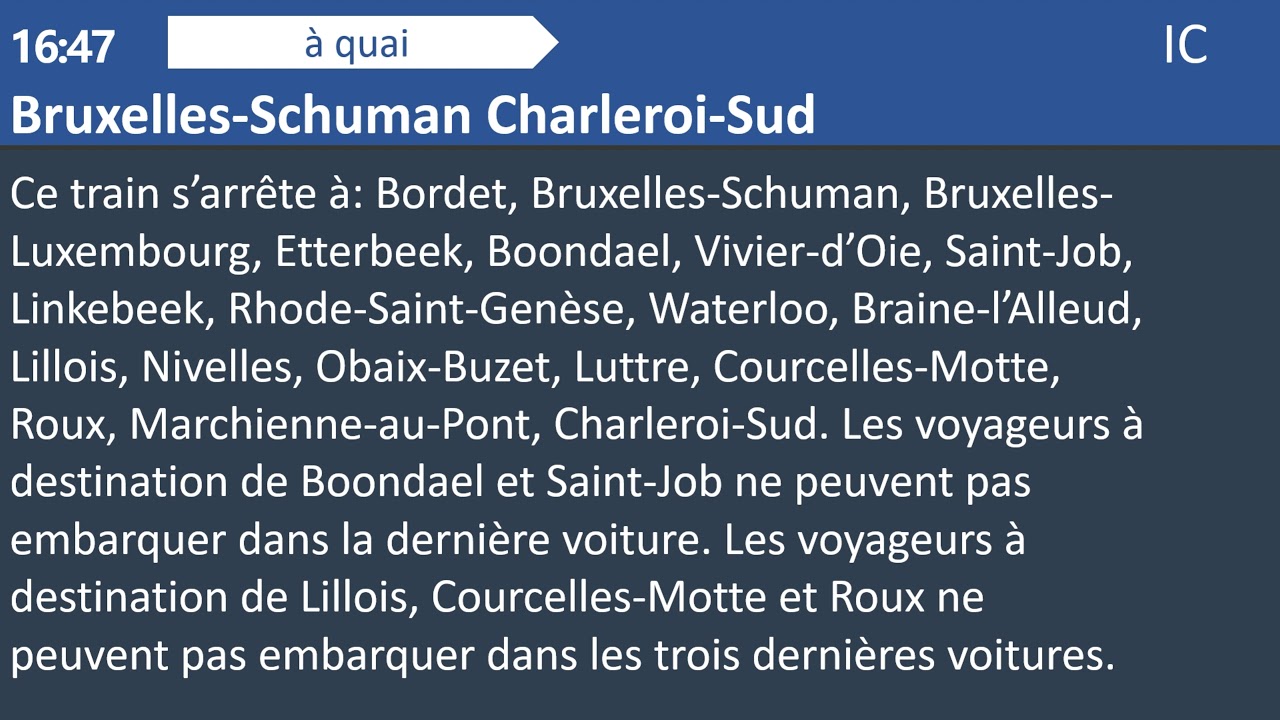 #026 [NMBS/SNCB] Bru Airport Zaventem - Charleroi Zuid/Sud