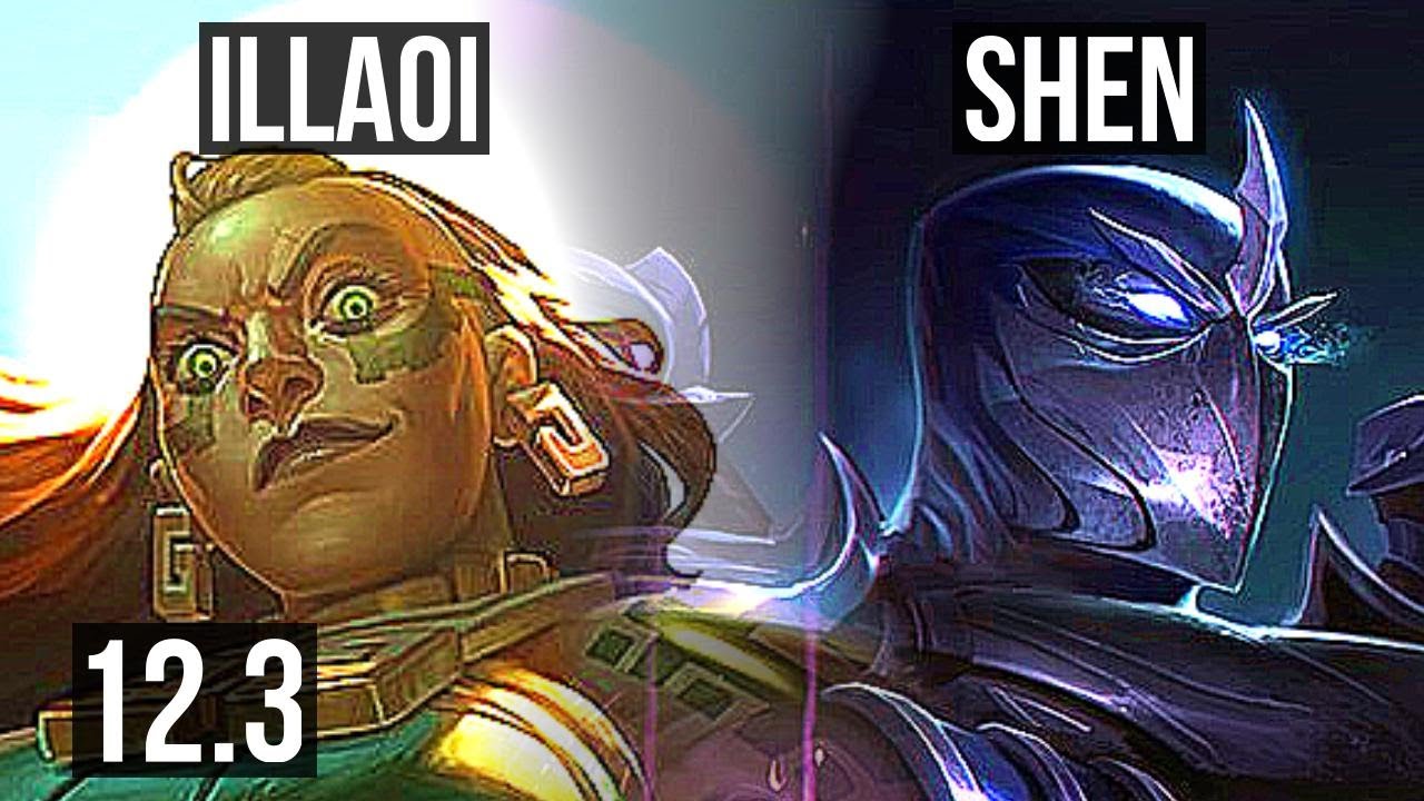 ILLAOI vs SHEN (TOP) (DEFEAT) | 7 solo kills, 1.2M mastery, 500+ games | NA Diamond | 12.3