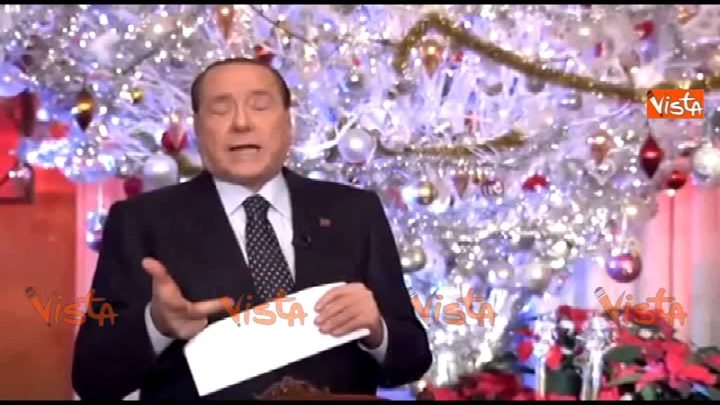 BERLUSCONI AUGURI DI NATALE VIDEO MESSAGGIO INTEGRALE POSSIAMO FARCELA 24 Dicembre 2014