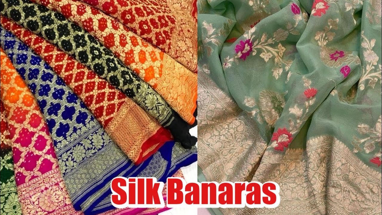 350₹ से 10 लाख तक की बनारसी साड़ी लो Banarasi silk sarees In Varanasi Silk Banaras