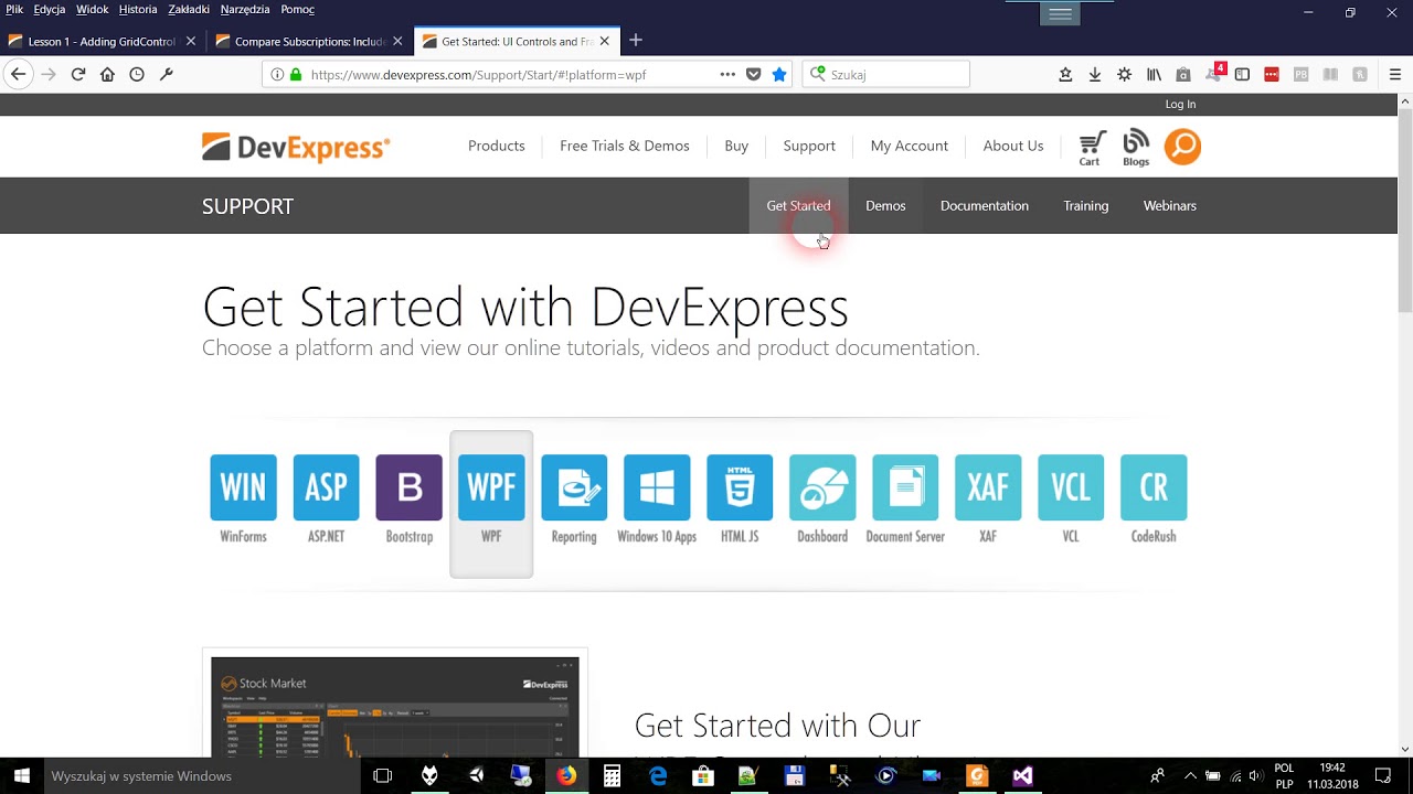 [Programowanie C#] Płatna kontrolka DataGrid na WPF firmy Developer Express Inc