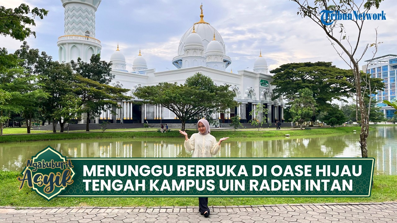 NGABUBURIT RASA WISATA! Syahdu Banget Senja di Danau UIN Raden Intan Lampung | NGABUBURIT ASYIK