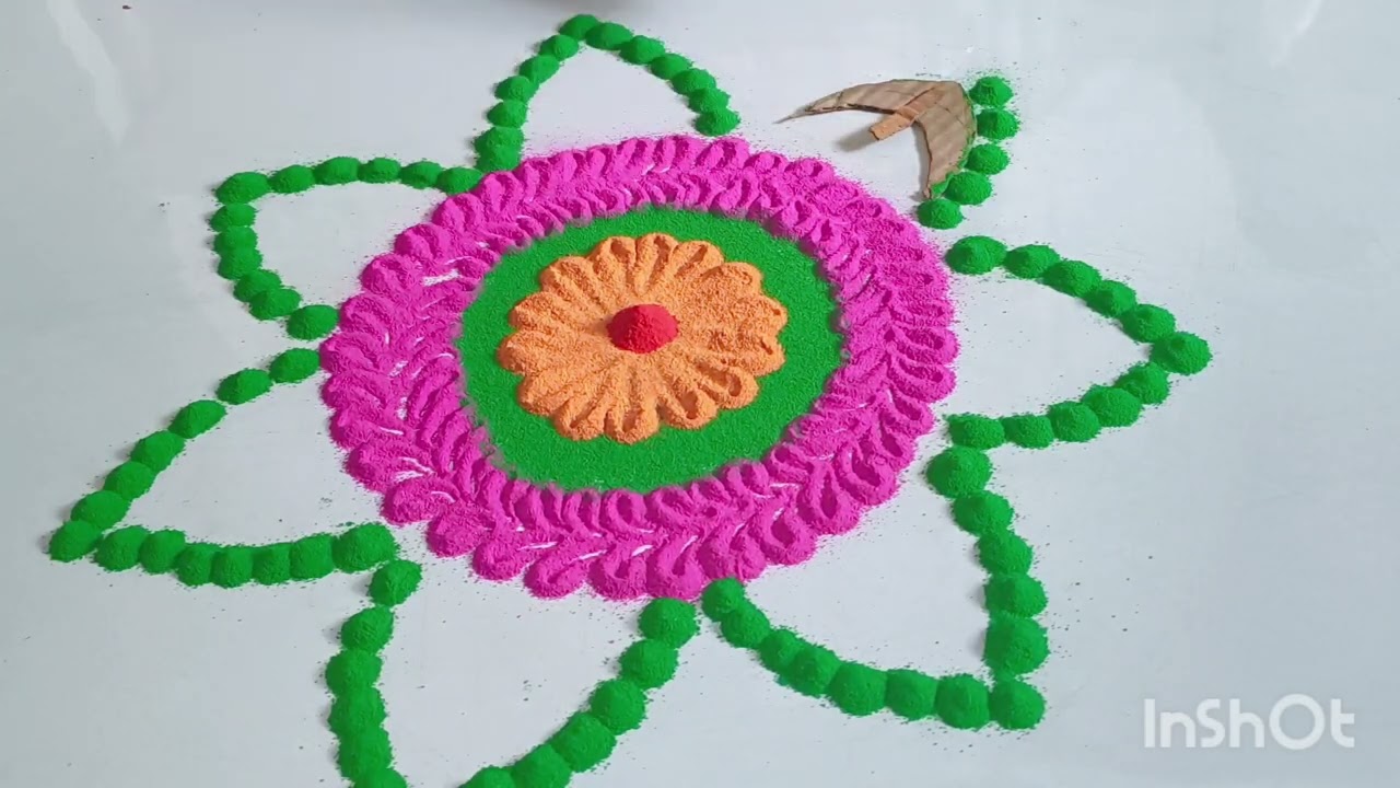 Rangoli Designs 2026 | Rangoli Designs | Rangoli Designs For Beginners | Easy Rangoli designs | #art