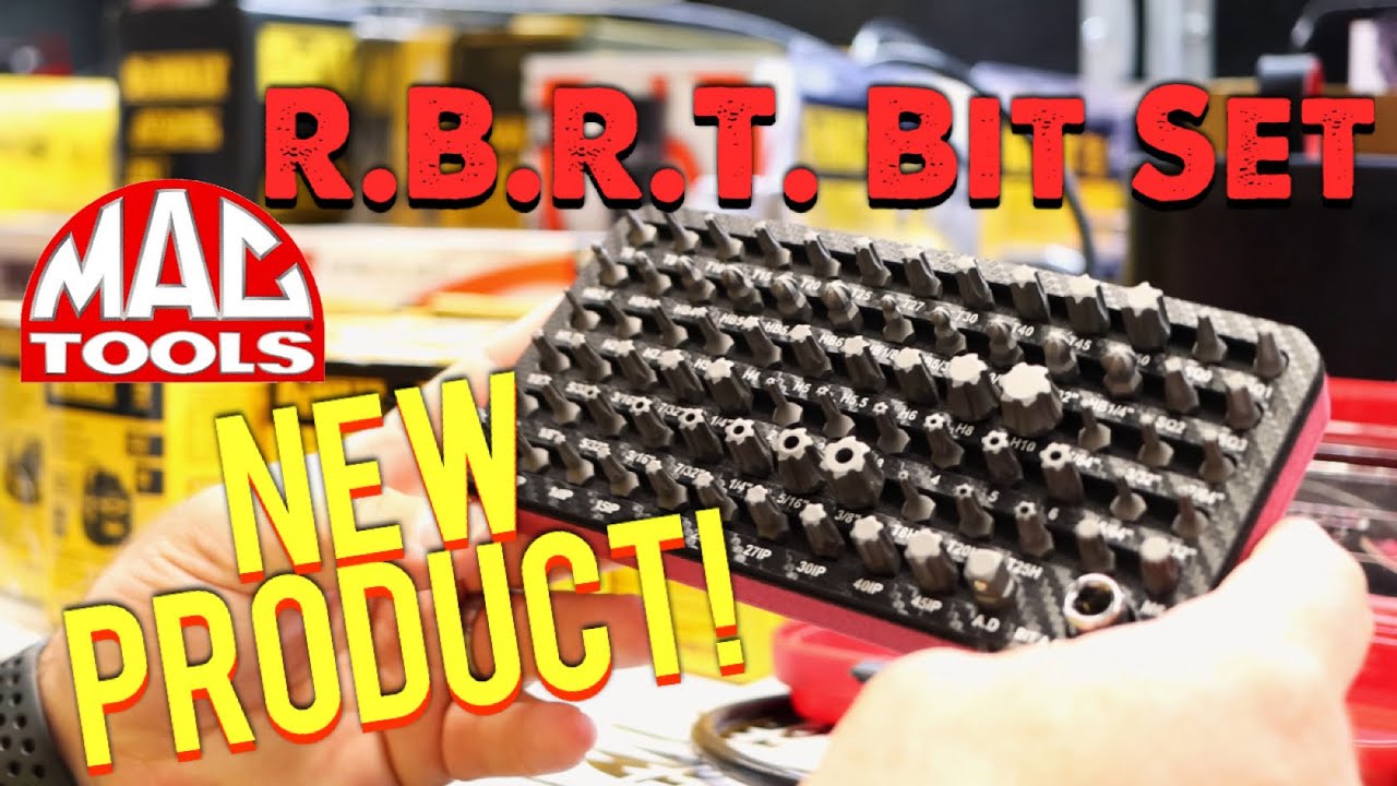 Mac Tools New RBRT Bit Set And Expert Universal Impact Adapter Kits