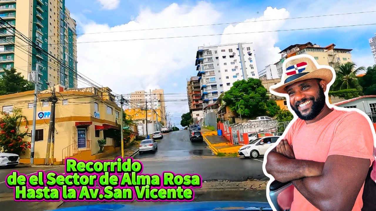 Me pidieron este Recorrido Desde Alma Rosa hasta la Av.San Vicente de Paul Santo Domingo  Este 