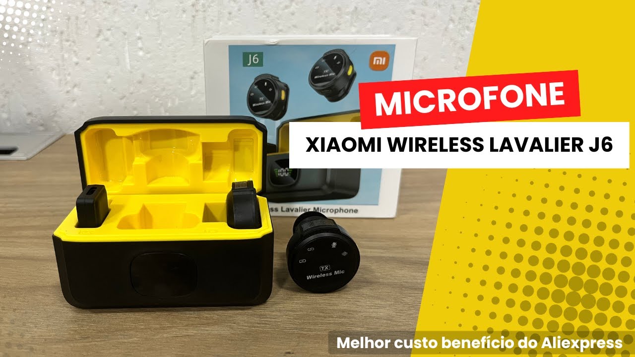Melhor Microfone de Lapela custo benefício - Conheça o Xiaomi Wireless Lavalier J6