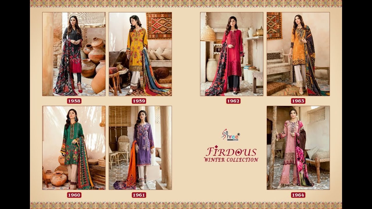 Shree Fab Firdous Winter Collection Pakistani Suit|| Latest Design Of Pakistani Pashmina Suit 2021