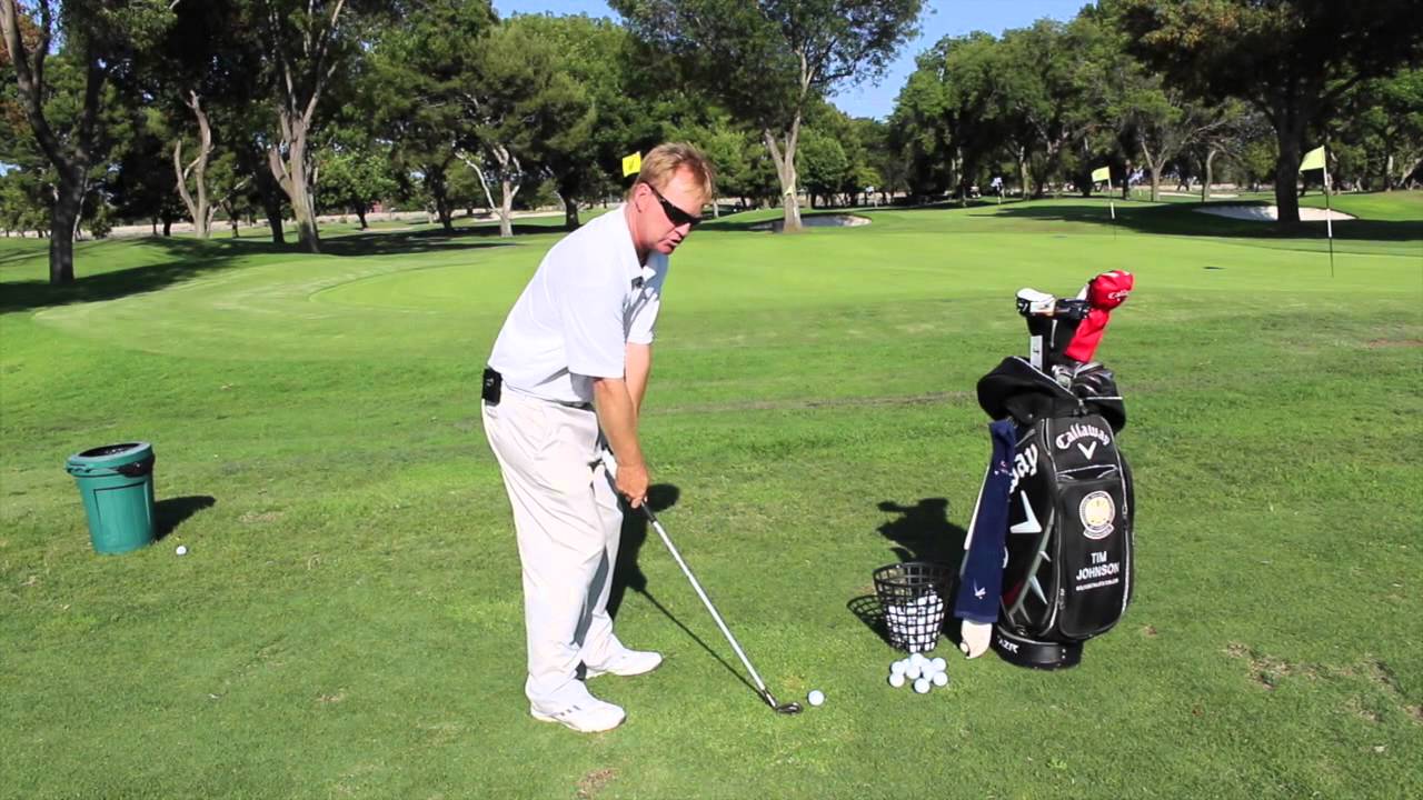 Golf Swing - hitting Solid Iron Shots and Compressing the Golf ball 2!