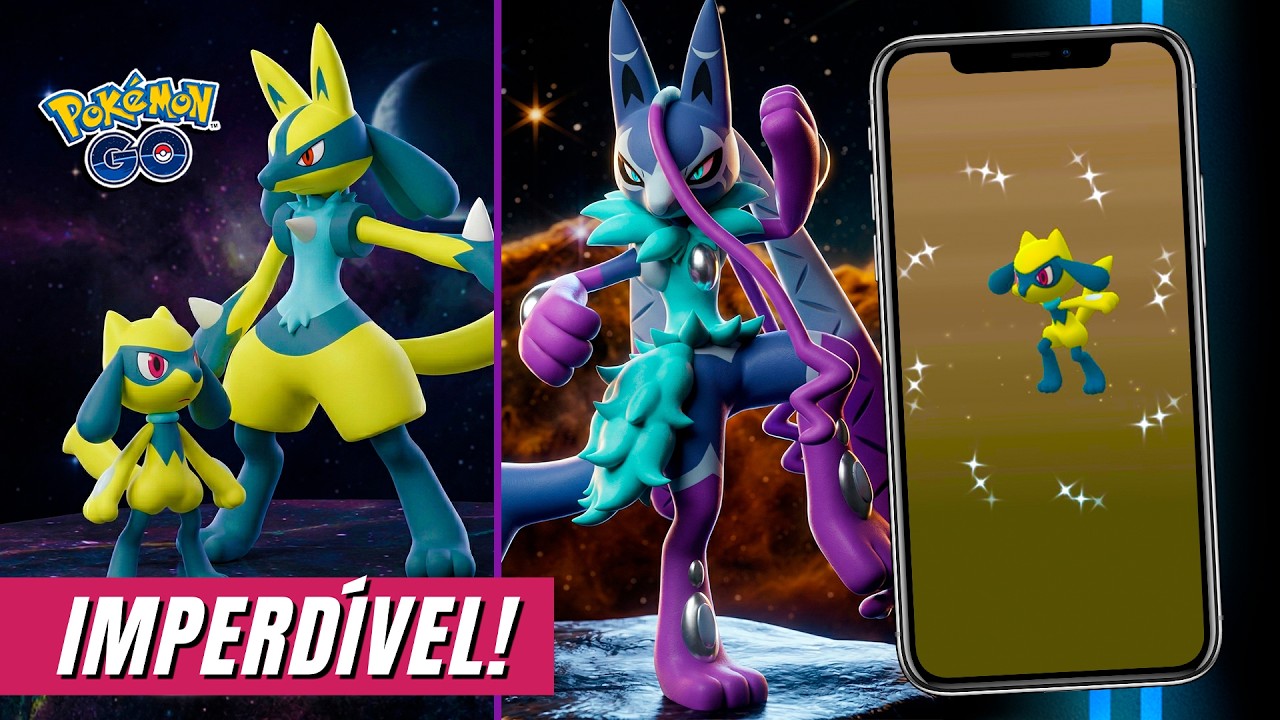SHINY F&Aacute;CIL DO RIOLU! DICAS para o Dia de Ovos do RIOLU! LUCARIO MONSTRO, Lucario SHINY! Pok&eacute;mon GO