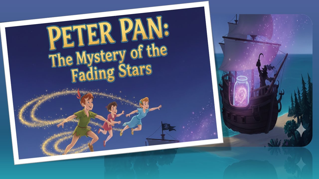 Peter Pan: The Mystery of the Fading Stars | A Magical Audiobook for Children