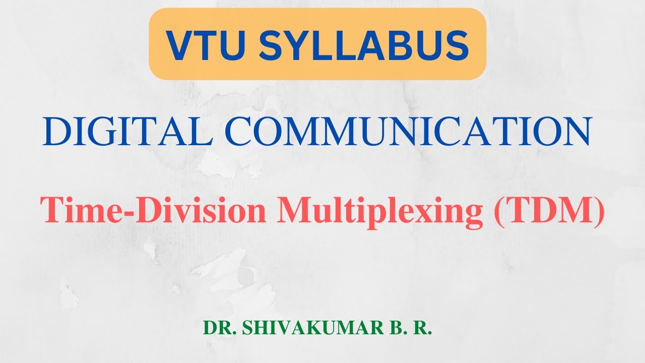 9.  Time Division Multiplexing