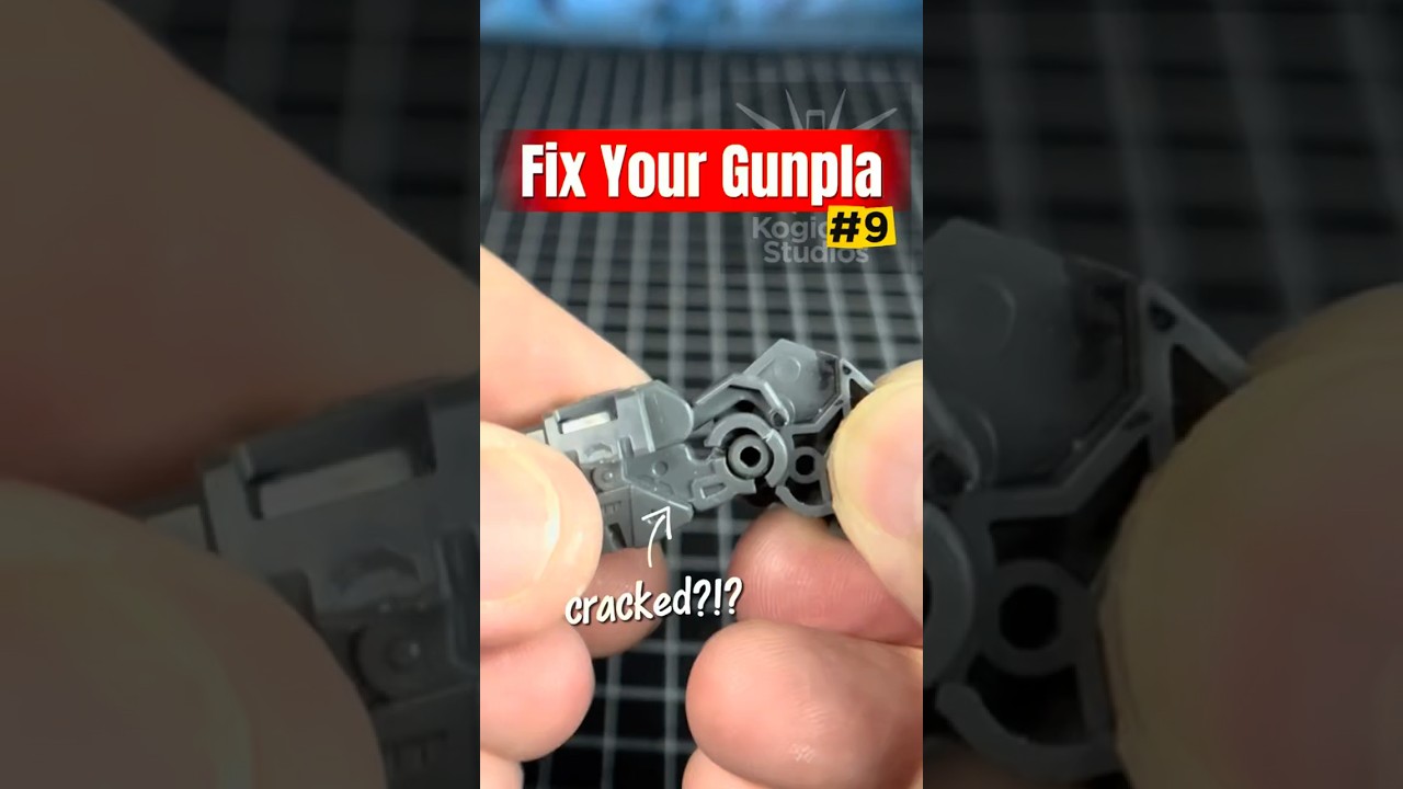 How to Fix a Broken Gunpla Knee Joint | Easy Model Kit Repair Tutorial