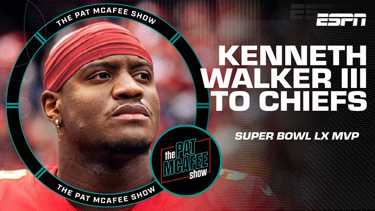 Super Bowl LX MVP Kenneth Walker III signing with the Chiefs 🚨 | The Pat McAfee Show