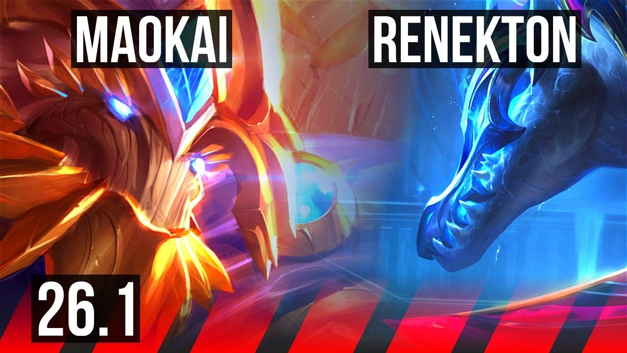 MAOKAI vs RENEKTON (TOP) | KR Master | 26.1