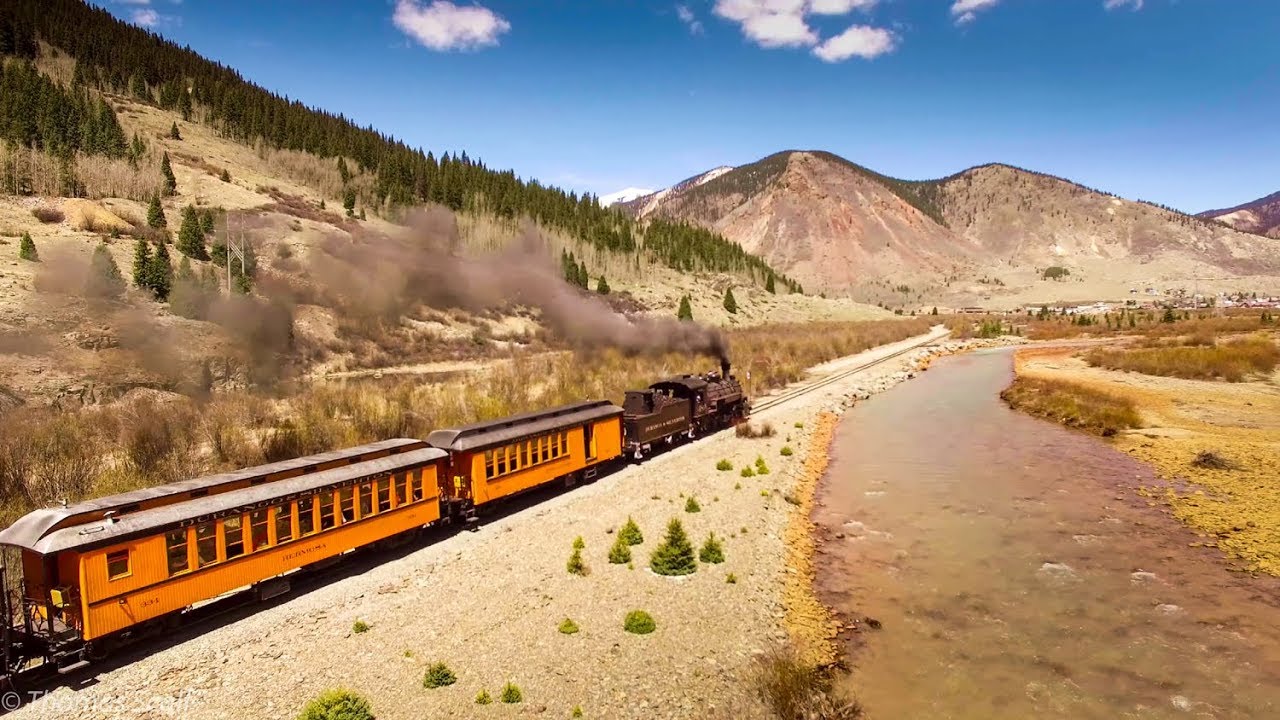 D&SNGRR Engine 480 Leads the Inaugural Run to Silverton, CO! 4K