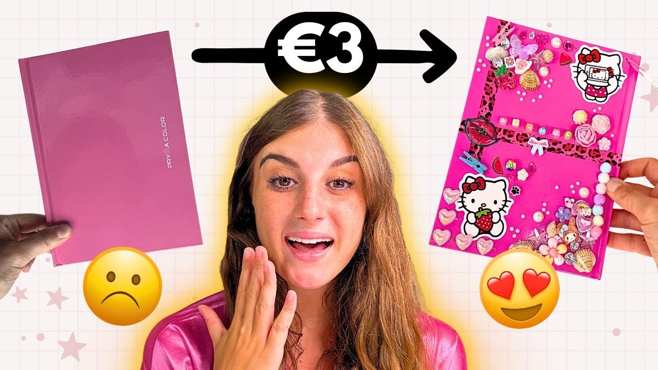PERSONALIZZO UN’AGENDA CON SOLO 3 EURO!😍Back to school💅