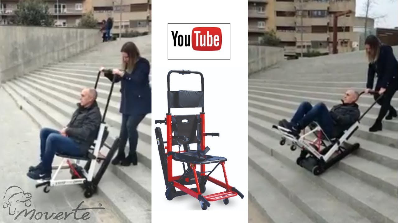 Silla oruga eléctrica PS 190 para subir y bajar escaleras con seguridad