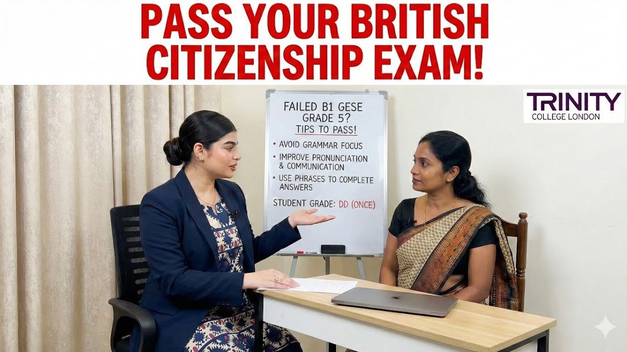 B1 English Test (GESE Grade 5) | SELT British Citizenship| Trinity College London ILR UK