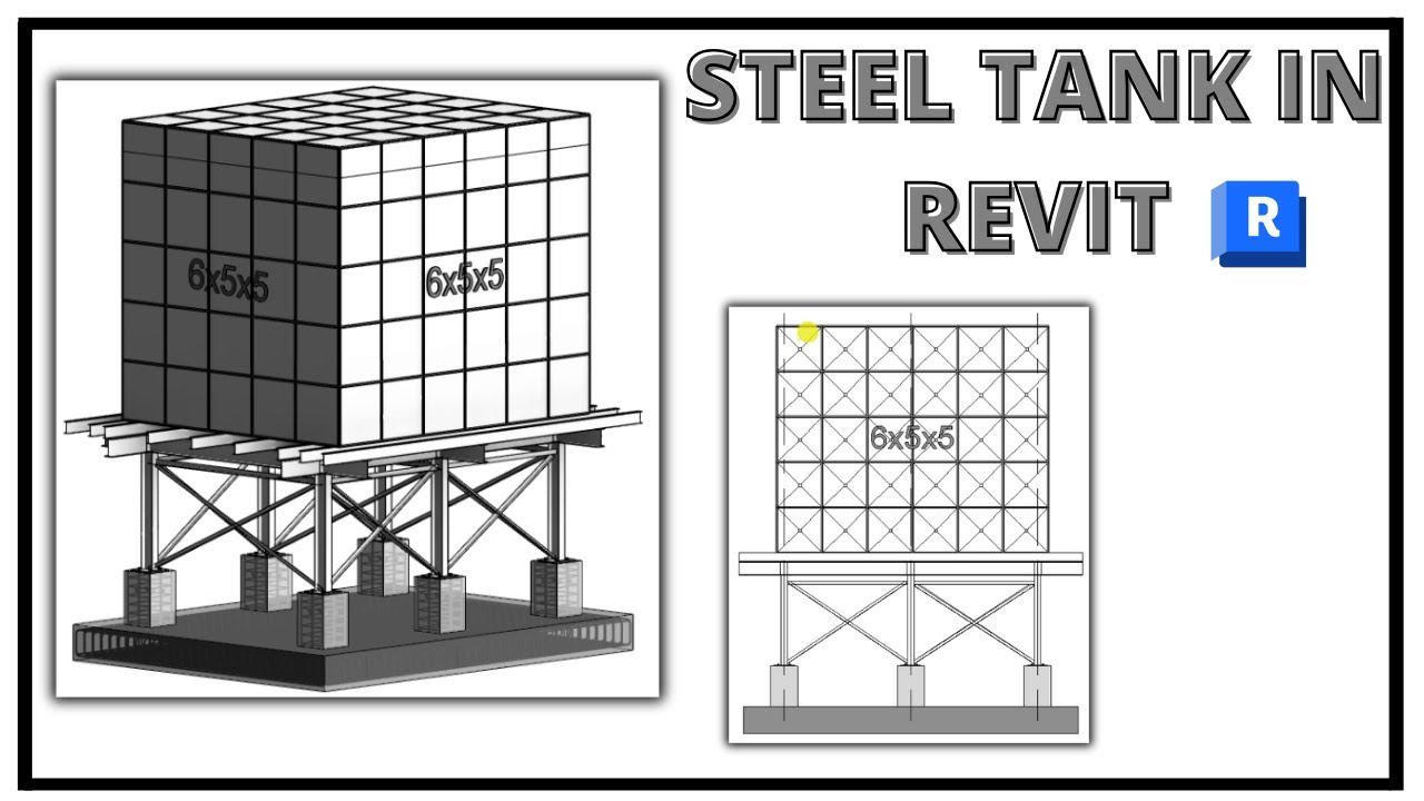 Water Tank in Revit || Step by step steel tank modeling.