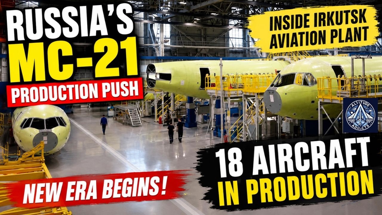 Rosyjski MC-21 w nowej fazie: Zakłady w Irkucku zwiększają produkcję