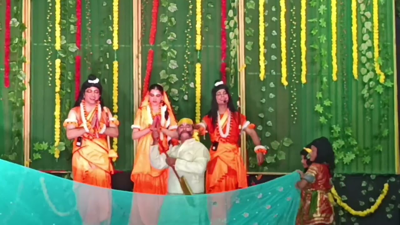 # देवभूमि रामलीला 🙏 आज आज की रामलीला में श्री राम केवट से गंगा पार करने को कहते हैं (@)