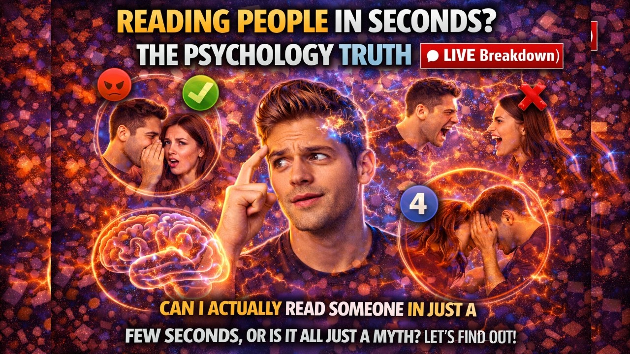 Reading People in Seconds? The Psychology Truth (LIVE Breakdown) @UpgradeYourSelf_Knowledge
