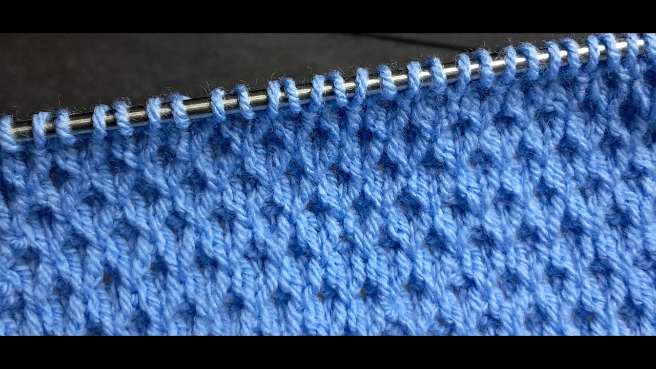 Prosty #ścieg strukturalny dla początkujących kamizelka, podkładka, torebka simple structured stitch