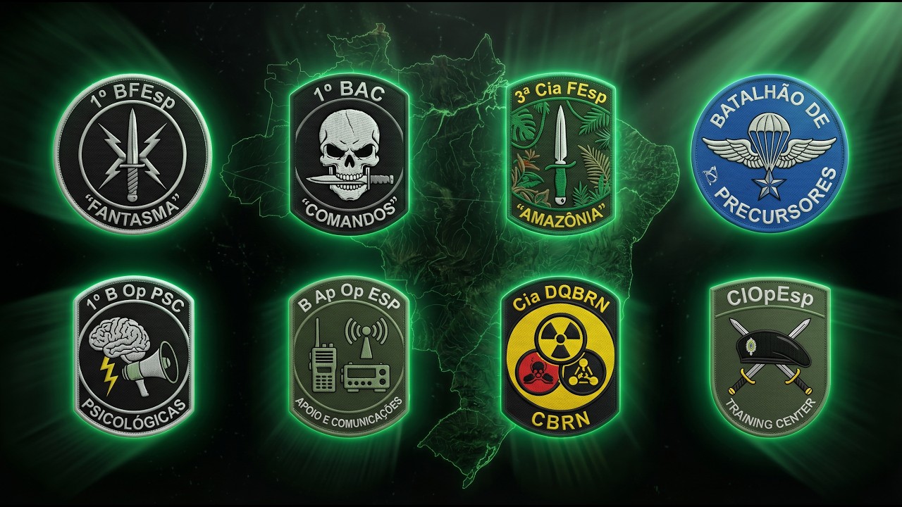 Quais S&atilde;o as 8 for&ccedil;as ESPECIAIS do EX&Eacute;RCITO Brasileiro?