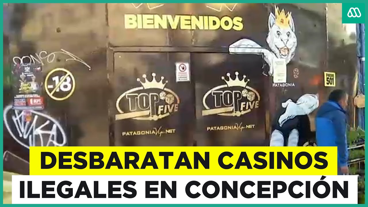 Megaoperativo en Concepción: Desbaratan casinos clandestinos en pleno centro
