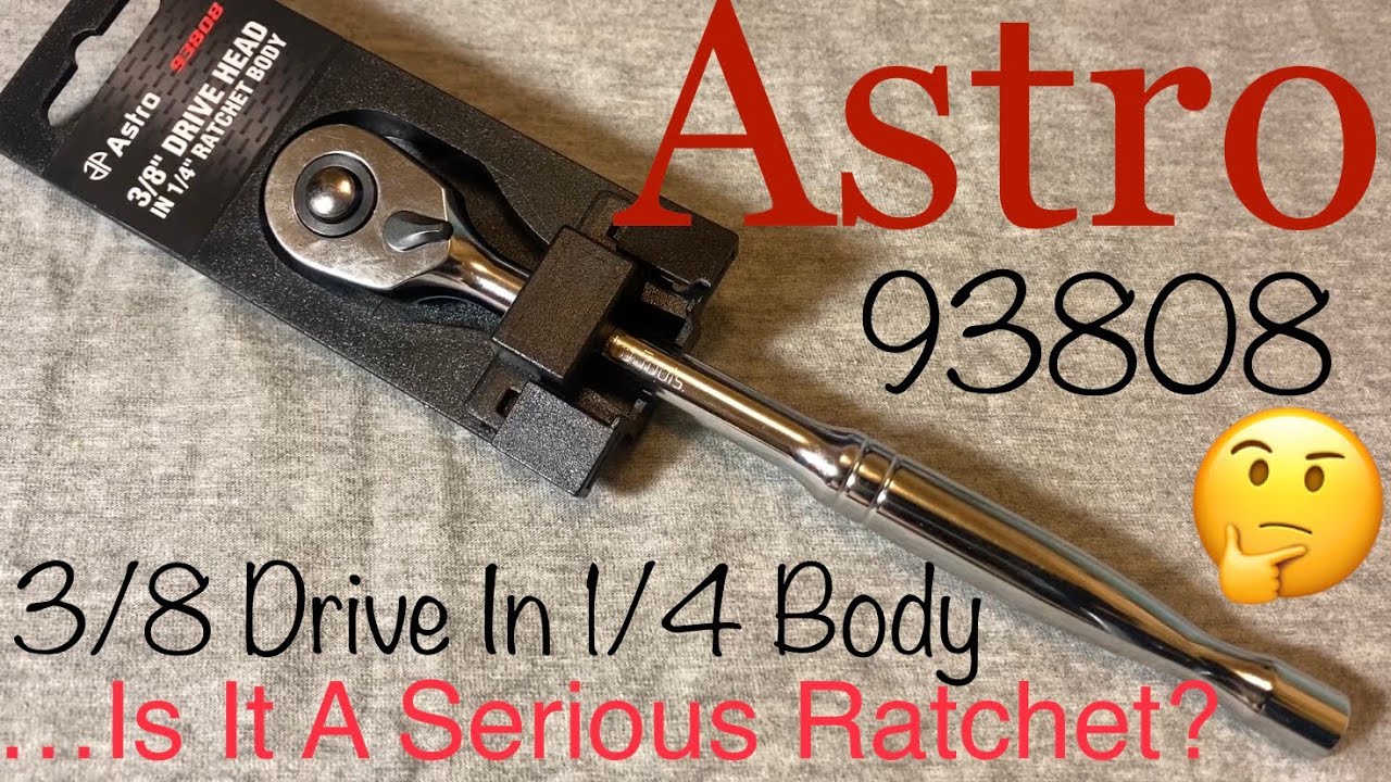 Astro 93808 3/8” Drive In 1/4” Body TOTAL TEARDOWN
