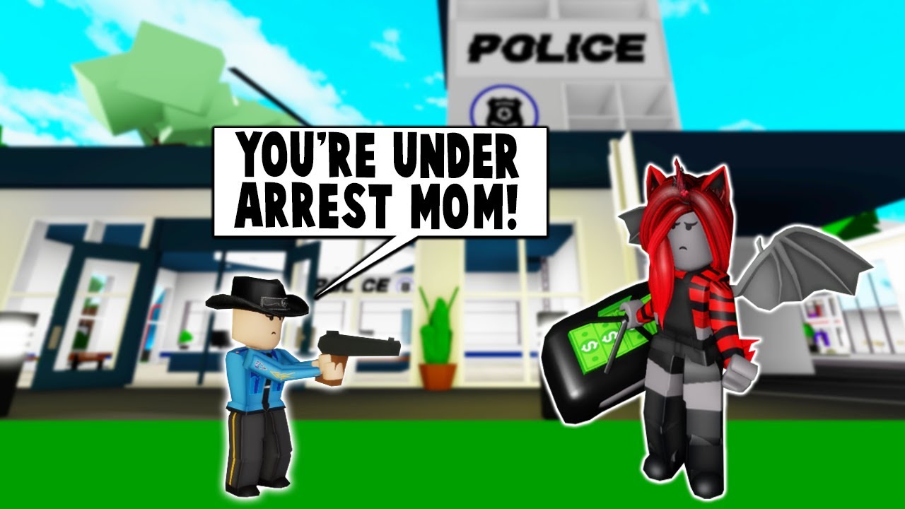 My CHILD ARRESTED ME For Robbing A Bank!(Brookhaven RP Roblox)