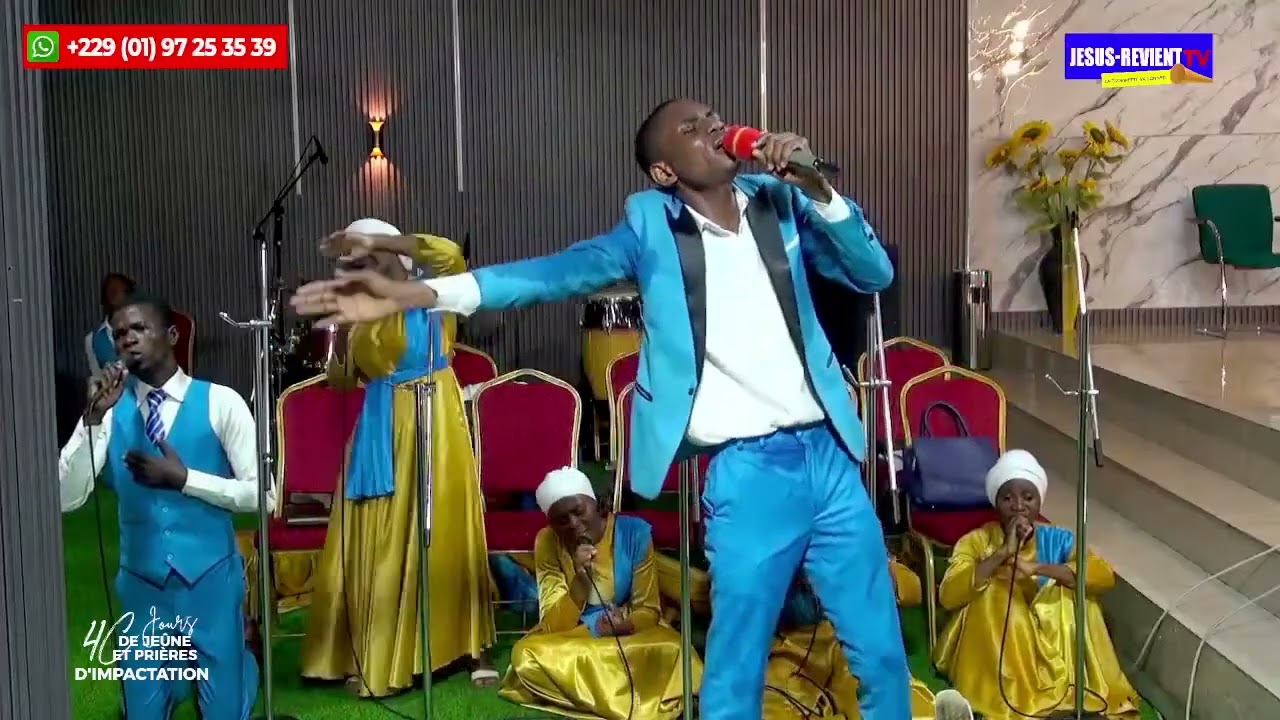 Adoration à la gloire de notre SEIGNEUR JÉSUS CHRIST_ JÉSUS-Reviens TV du Cotonou