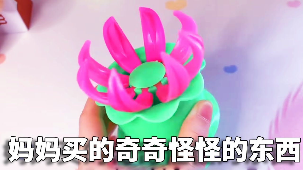 我妈买的奇奇怪怪的东西，莲花居然是包子神器，做出了星星包子！【小熊陪你玩】