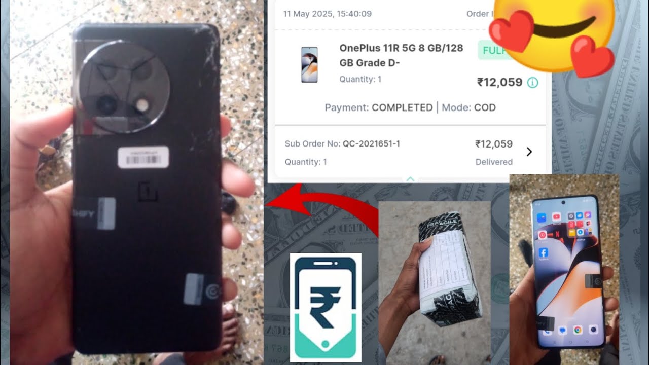 One plus 11R ₹11,500/- 🤑 cashify super sale ✅ #iphone16 #shorts #shortvideo #unboxing
