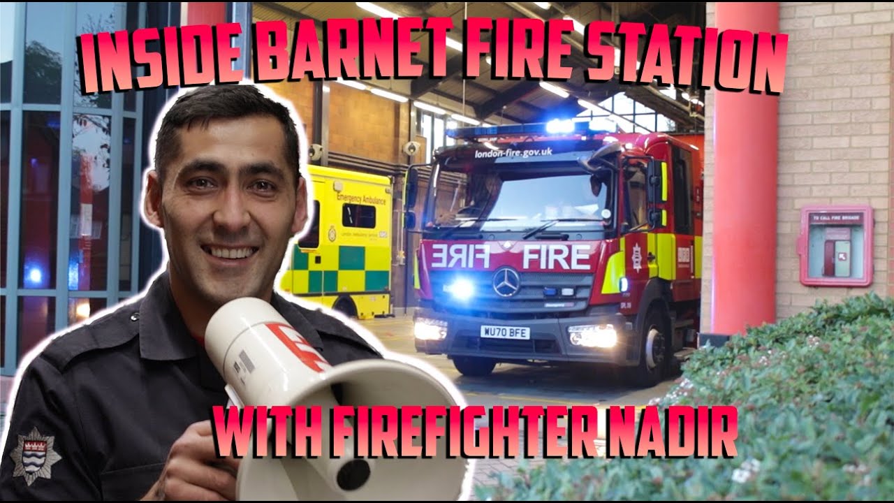 Inside Barnet Fire Station with Firefighter Nadir