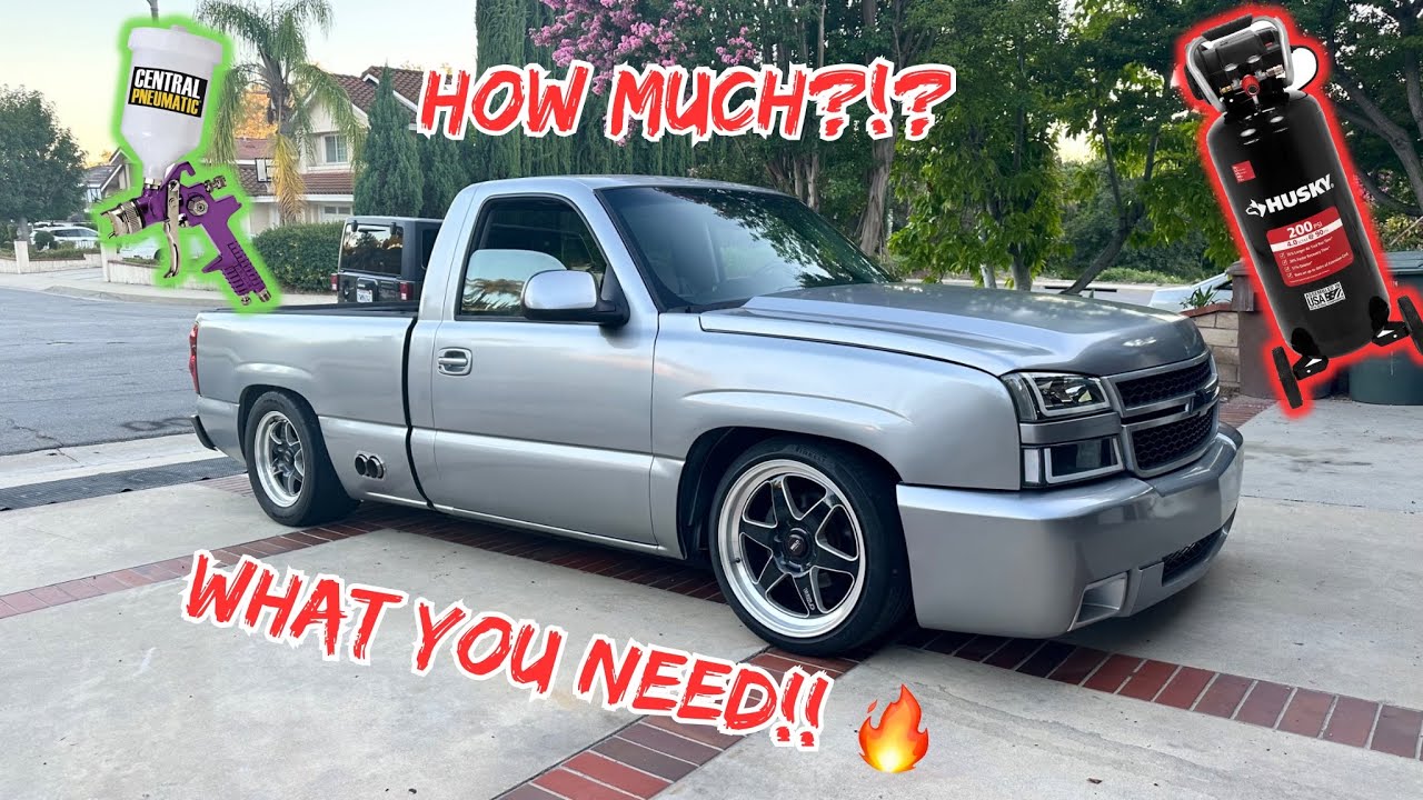 I PAINTED MY SINGLE CAB SILVERADO AND HERES HOW IT WENT!!