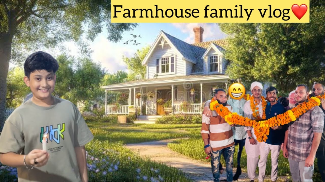 Farmhouse picnic vlog ❤️ | funny prank in swimming pool 🏊‍♀️😜 