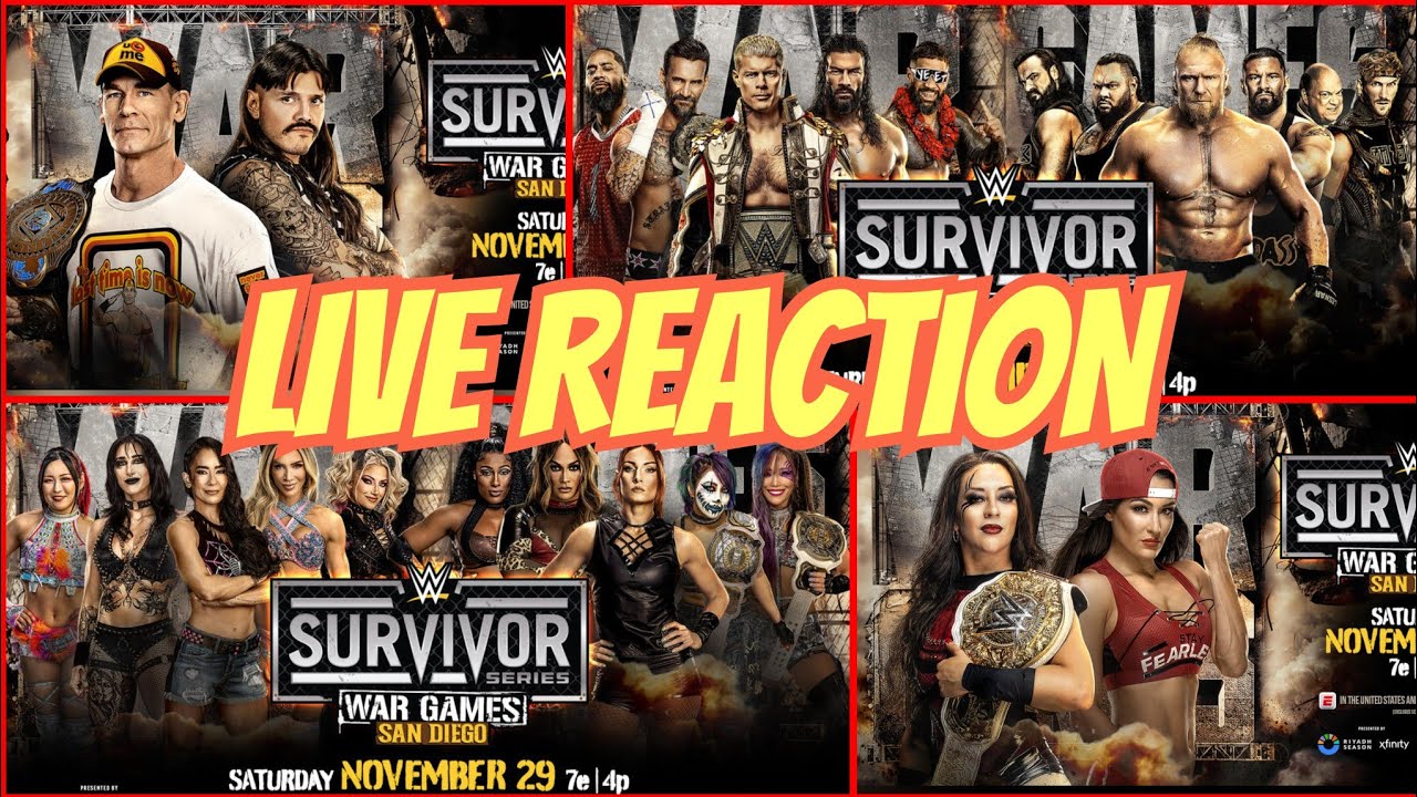 🔔WWE SURVIVOR SERIES LIVE REACTION🔔