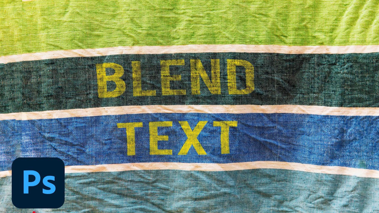 Blend Text on Any Surface in Photoshop