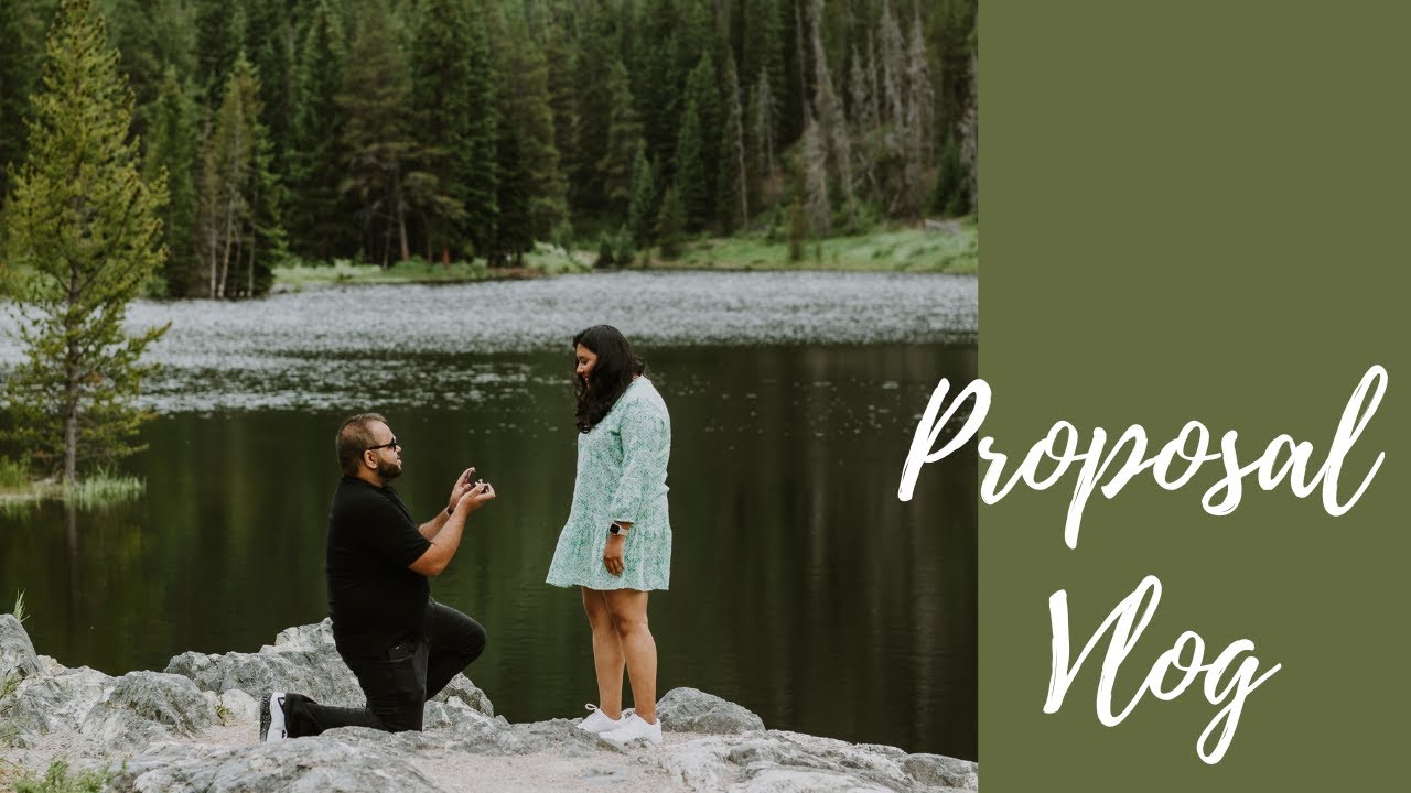 I PROPOSED! AND SHE SAID...|| MOST SCENIC PROPOSAL IN THE MOUNTAINS