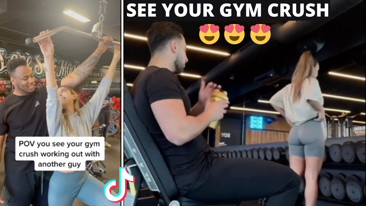 Когда видишь свою любовь в спортзале — подборка в Tik Tok
