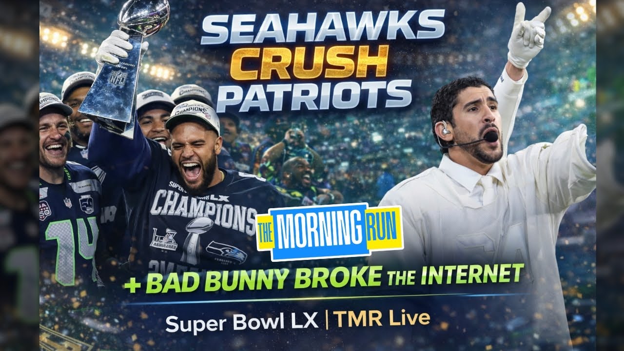 TMR Live with Unk & Chico Seahawks DOMINATE Patriots in Super Bowl LX Win! 🟢💙