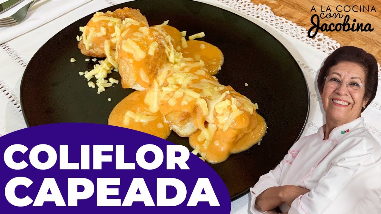 COMO HACER COLIFLOR CAPEADA | COMO HACER SALSA DE TOMATE AL QUESO | COMO LAMPREAR COLIFLOR