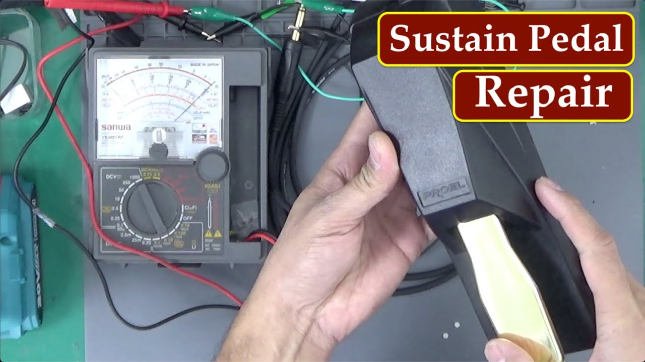 Sustain pedal repair for keyboard Proel Sustain pedal