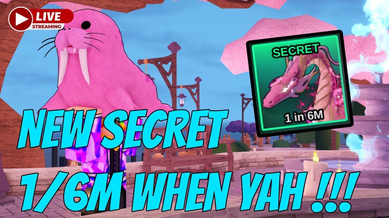 LIVE FISH IT - SAATNYA HUNT SECRET 1/6M FREE SERVER X8 !!