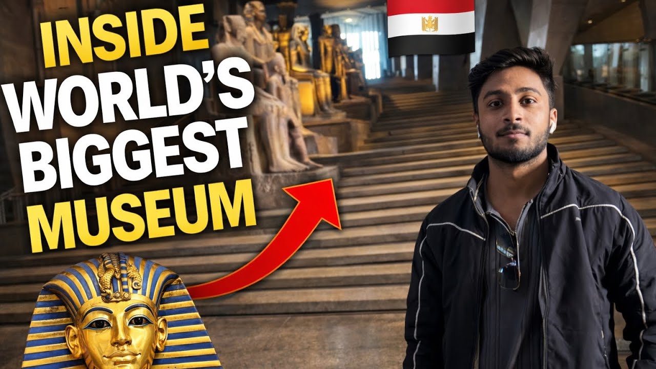Grand Egyptian museum: biggest museum of the world 🌍 🇪🇬